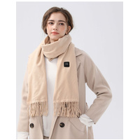 Khaki Heated Scarf - Electric Warming Scarf, Winter Outdoor Essential (Without power bank) thumbnail