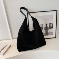 Black Women's Vintage Bucket Bag - Fashionable Shoulder Bag thumbnail