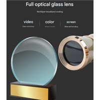 Red Elegant Theatre Binoculars - Portable & Stylish Handheld Opera Glasses (Focal length: 300mm) thumbnail