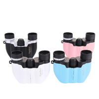Blue 10x22 Compact Binoculars for Adults - High Definition Lightweight Telescope for Hiking, Travel, and Concerts thumbnail