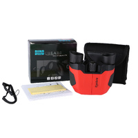 Red (matte finish) 10x22 Kids Binoculars - Multi-Color Compact High-Definition Telescope for Outdoor Adventures & Concerts thumbnail