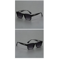 Black Trendy Oversized Lightweight Blue Light Blocking Sunglasses for Men - Anti-Fog, Photochromic, and UV Protection thumbnail