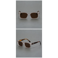 Brown Trendy Oversized Lightweight Blue Light Blocking Sunglasses for Men - Anti-Fog, Photochromic, and UV Protection thumbnail