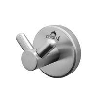 Double Robe Hook -   Concealed Fix Brushed Finish thumbnail