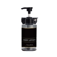 Liquid Soap Dispenser 300ml - Transparent Black thumbnail