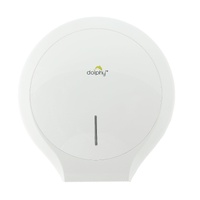 CLASSIC Jumbo Toilet Paper Roll Dispenser - White thumbnail