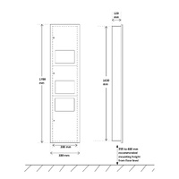 3-in-1 Washroom Recessed Panel thumbnail