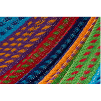 Outdoor undercover cotton Mayan Legacy hammock with hand crocheted tassels King Size Colorina thumbnail