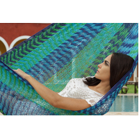 Outdoor undercover cotton Mayan Legacy hammock Family size Caribe thumbnail