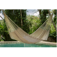 Outdoor undercover cotton Mayan Legacy hammock King size Marble thumbnail