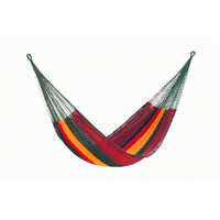 Mayan Legacy Queen Size Outdoor Cotton Mexican Hammock in Imperial Colour thumbnail
