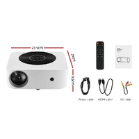 Devanti Bluetooth Video Projector WIFI 1080P Home Theater HDMI Touch Screen thumbnail