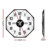 Artiss 60CM Wall Clock Octagon thumbnail