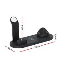 Devanti 4-in-1 Wireless Charger Dock Multi-function Charging Station for Phone thumbnail