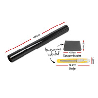 Giantz Window Tint Film Black Roll 5% VLT Home House 100cm X 30m Tinting tools thumbnail