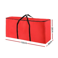 Jingle Jollys Christmas Tree Storage Bag Fits Up to 8ft Tree Xmas Bag Red thumbnail