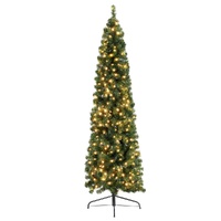 Jingle Jollys Christmas Tree 2.1M Corner Xmas Tree Party Decorations 430 Tips thumbnail