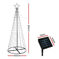 3.6M Christmas Tree 400 LED Solar Jingle Jollys thumbnail