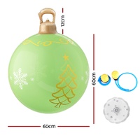Jingle Jollys Christmas Inflatable Ball 60cm Led Illuminated Xmas Decoration thumbnail