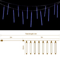 288 LED 7M Christmas Lights Icicle Light Falling Metor Jingle Jollys thumbnail