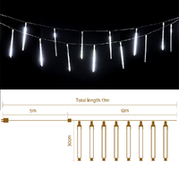 12M Christmas Lights Icicle Light 960 LED Falling Metor Jingle Jollys thumbnail