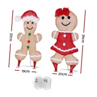 30 LED Christmas Lights Gingerbread Motif Fairy Light Decoration Jingle Jollys thumbnail