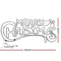 0.96M Christmas Lights Merry Christmas 288 LED Decorations Jingle Jollys thumbnail