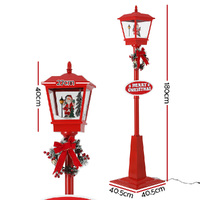 1.8M Christmas Lights Post Lamp LED Outdoor Decorations Jingle Jollys thumbnail
