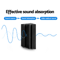Alpha Acoustic Foam 20pcs Corner Bass Trap Sound Absorption Proofing Treatment thumbnail