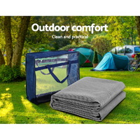 Weisshorn 3M X 2.5M Annex Matting Floor Mats Mesh Caravan Camping Annexe 2pcs thumbnail