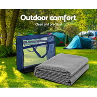 Weisshorn 4M X 2.5M Annex Matting Floor Mats Mesh Caravan Camping Annexe thumbnail