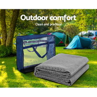 Weisshorn 5M X 2.5M Annex Matting Floor Mats Mesh Caravan Camping Annexe thumbnail