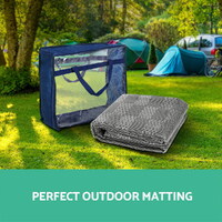 Weisshorn 6M X 2.5M Annex Matting 600GSM Floor Mats Mesh Caravan Camping Annexe thumbnail