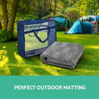 Weisshorn 7M X 2.5M Annex Matting 600GSM Floor Mats Mesh Caravan Camping Annexe thumbnail