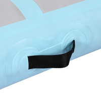 Everfit 1m Air Track Mat Inflatable Gymnastics Tumbling Mat Green thumbnail
