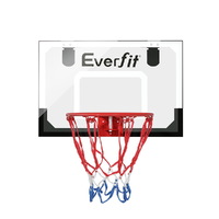 Everfit 23" Mini Basketball Hoop Backboard Door Wall Mounted Sports Kids Black thumbnail