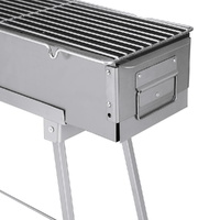 Grillz BBQ Grill Charcoal Smoker Barbecue Portable thumbnail