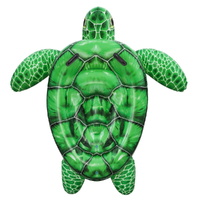 Bestway Float Turtle Rider Inflatable Ride On Floating Pool Lounger 153x140CM thumbnail