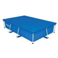 Bestway Pool Cover 264x174cm Rectangle Swimming Pool PE Shelter Fits 259x170cm Pools thumbnail