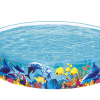 Bestway Kids Pool 244x46cm Round Above Ground Rigid Swimming Pools Undersea 2074L thumbnail