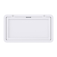 Weisshorn Caravan Table 800 x 450mm Folding Lockable White thumbnail