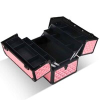 Embellir Portable Cosmetic Beauty Makeup Case - Diamond Pink thumbnail