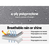 Weisshorn 22-24ft Caravan Cover Campervan 4 Layer UV Water Resistant thumbnail