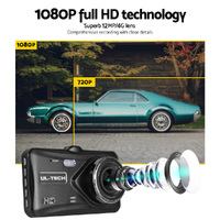 UL-tech Dash Camera 1080P 4" Front Rear View,UL-tech Dash Camera 1080P 4" Front Rear View Cam Car DVR Reverse Recorder 32GB thumbnail