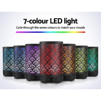 Devanti Aroma Diffuser Aromatherapy Black 100ml thumbnail