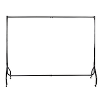Artiss 2X Clothes Rack Airer Coat Stand 6FT Rail Wheels thumbnail