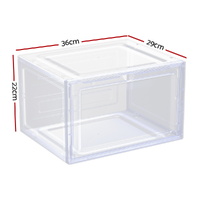 Artiss Shoe Box DIY Set of 6 Stackable Magnetic Door thumbnail