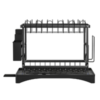 Cefito Dish Rack Expandable Drying Drainer Cutlery Holder Tray Kitchen 2 Tiers thumbnail