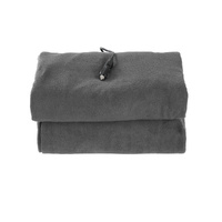 Giselle Electric Heated Blanket Car Throw Rug Grey thumbnail