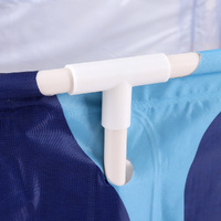 Weisshorn Foldable Bathtub PVC Spa Bucket Inflatable Cushion 114x62cm Navy Blue thumbnail